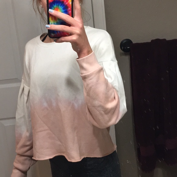 american eagle ombré crewneck - Picture 4 of 5